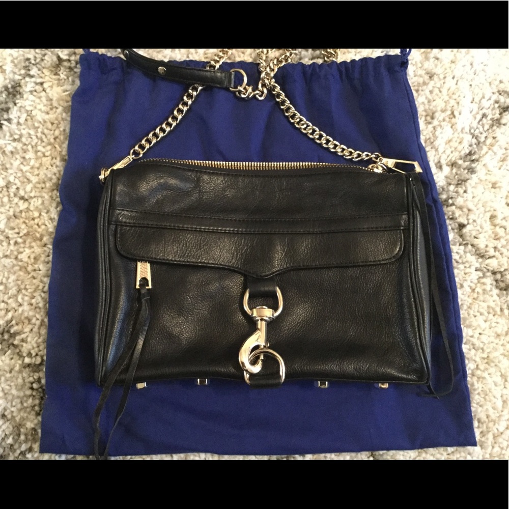 Rebecca Minkoff Black Large MAC Crossbody Bag